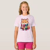 Renard Choupinet en Hiver Tシャツ (正面フル)