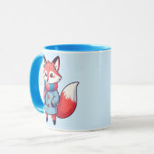Renard roux hivernale enfantin マグカップ (正面左)