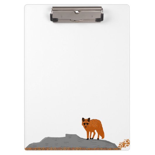 🦊 Renard sur le Rocher クリップボード (正面)