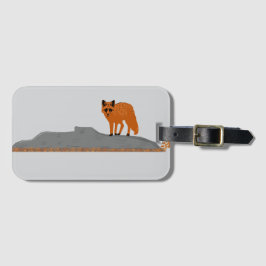 🦊 Renard sur le Rocher ラゲッジタグ