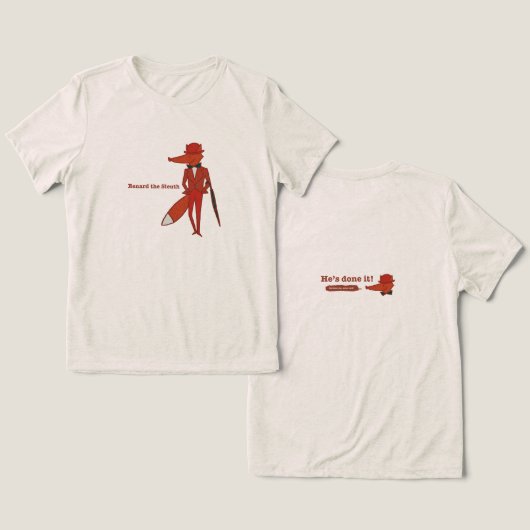 Renard the Sleuth トライブレンドＴシャツ (デザイン正面&裏面)
