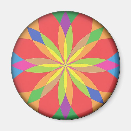 RenascencePubブライトカ鮮やかラーズ冷蔵庫用マグネット! マグネット (正面)