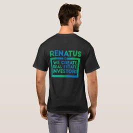 Renatusブロックタグラインティー Tシャツ