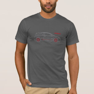 RenaultSport Megane R26.Rの暗闇のTシャツ Tシャツ