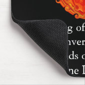 Rene Descartesの文献の引用文 マウスパッド (コーナー)