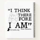 Rene Descartesスパイラルノートブック ノートブック (裏面)