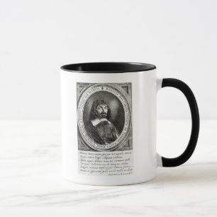 Rene Descartes 1644年のポートレート マグカップ