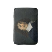 Rene Descartes c.1649のポートレート バスマット (正面縦)