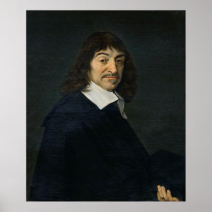 Rene Descartes c.1649のポートレート ポスター