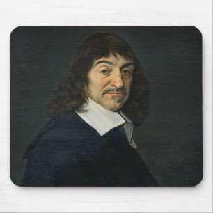 Rene Descartes c.1649のポートレート マウスパッド