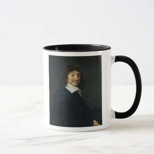 Rene Descartes c.1649のポートレート マグカップ (右)