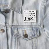 Rene Descartes Cogitoボタン 缶バッジ (インサイチュ)