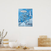 Rene Descartes Snowflake Funny Posters ポスター (キッチン)