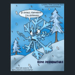 Rene Descartes Snowflake Funny Posters ポスター<br><div class="desc">You are viewing a customPoster by Google & MSN’s #1 ranked offbeat cartoon gifts The Rick London Collection. We are the official licensed vendors or all Londons Times Cartoons merchandise. This item showcases the cartoon titled “Rene DesSnowflake“. A little about us: We were founded by Rick London in 1997 in...</div>