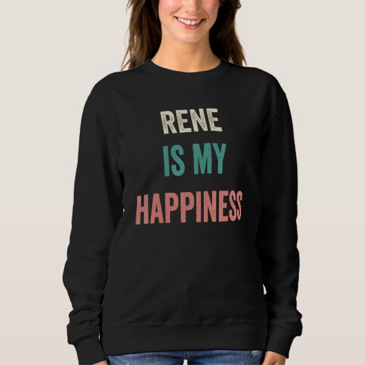 Rene Is My Happiness スウェットシャツ (正面)