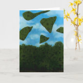 Rene Magritte art カード (黄色い花)