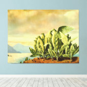 Rene Magritte art キャンバスプリント (インサイチュ (ウッドフロア))