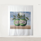 Rene Magritte art タペストリー (正面)