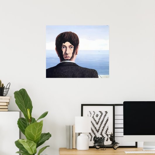 Rene Magritte art ポスター (ホームオフィス)