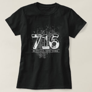 Reneeの大物による716匹のバッファローのニューヨークの芸術作品 Tシャツ