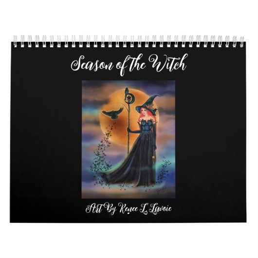 Renee L. Lavoieによる魔女のアートワーク カレンダー (カバー)