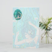 Renee L. LavoieによるMaya Mermaid文房具 便箋 (スタンド正面)