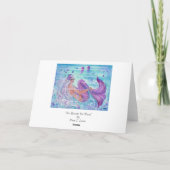 Renee Lavoieによるクラゲアートとマーメイド カード (裏面)