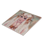 Renee Lavoieによるネレイデス人魚の芸術 タイル (側面)