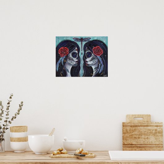 Renee Lavoieによる死んだアートポスターのバインドされた日 ポスター (キッチン)