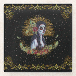 Renee Lavoieによる死んだゴシック美術の日 ガラスコースター