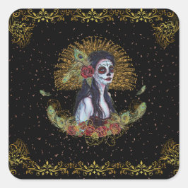 Renee Lavoieによる死んだゴシック美術の日 スクエアシール