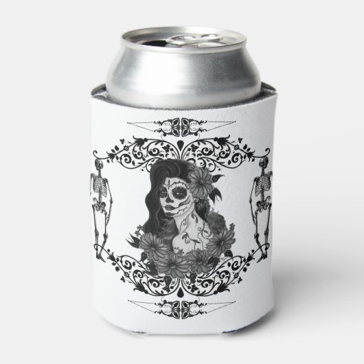 Renee Lavoieによる死んだゴシック美術の日 缶クーラー (缶正面)