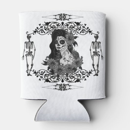 Renee Lavoieによる死んだゴシック美術の日 缶クーラー (裏面)