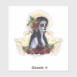 Renee Lavoieによる死んだ孔雀の芸術の日 シール