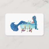 Renee LavoieによるMermaid in tub 名刺 (裏面)