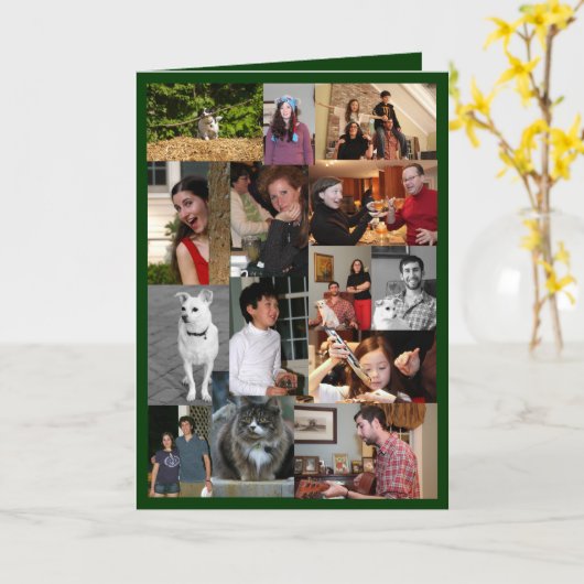 Renee m-dayカード カード (黄色い花)