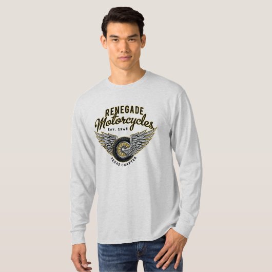 Renegade Motorcycles Tシャツ (正面フル)