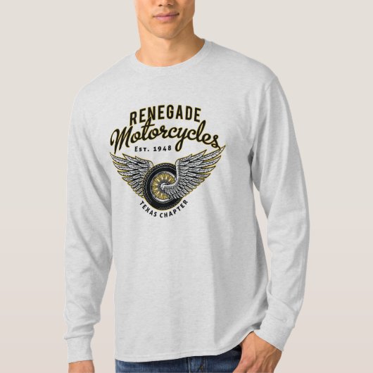 Renegade Motorcycles Tシャツ (正面)