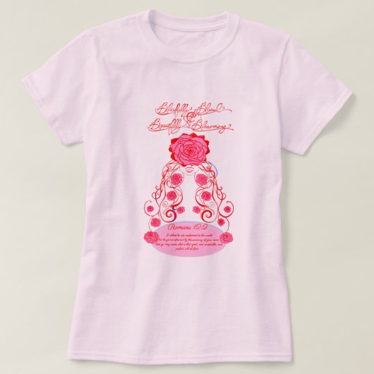 Renew Your Mind I - サンセットピーチ Tシャツ (デザイン正面)