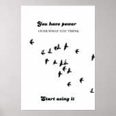 Renew Your Mind Wall Art–Metanoia Christian Poster ポスター (正面)