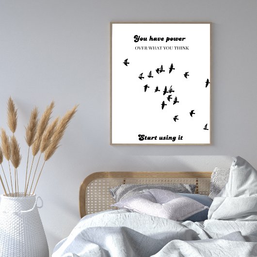 Renew Your Mind Wall Art–Metanoia Christian Poster ポスター