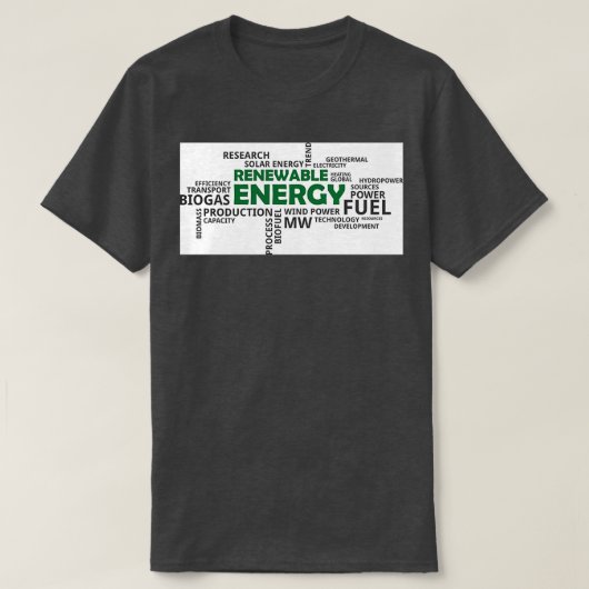 Renewable energy 47 tシャツ (デザイン正面)