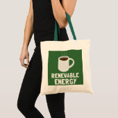 Renewable Energy Coffee Cup トートバッグ (正面(商品))