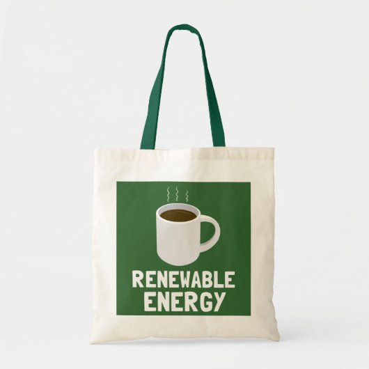 Renewable Energy Coffee Cup トートバッグ (正面)
