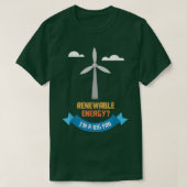 Renewable Energy Im A Big Fan Funny Environment Pu Tシャツ (デザイン正面)