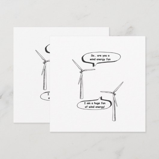 Renewable Energy I'm A Huge Fan – Wind Energy  (正面/裏面)