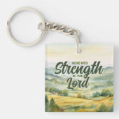 Renewed Strength in the Lord Christian キーホルダー (正面)