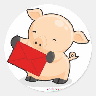 Renkoo Wishes You Wealth, renkoo.com ラウンドシール