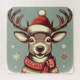 Renne de Noël vintage ジグソーパズル