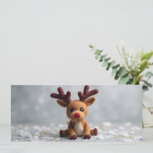 Renne Rudolphe peluche mignonne (スタンド正面)